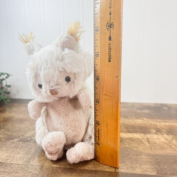 Barbara Bukowski Bear - Baby Blixten Squirrel Small Grey Cute Woodland Beanie 7" - Picture 3 of 10